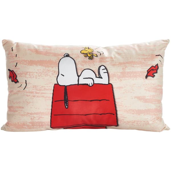 Nourison Peanuts™ Suddenly it''s Autumn Decorative Pillow - 12x20