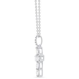 Nova Star® Sterling 1/2ctw. Lab Grown Diamond Cross Pendant
