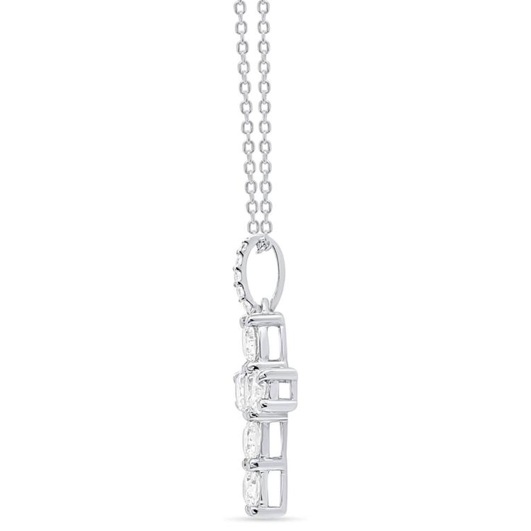 Nova Star® Sterling 1/2ctw. Lab Grown Diamond Cross Pendant