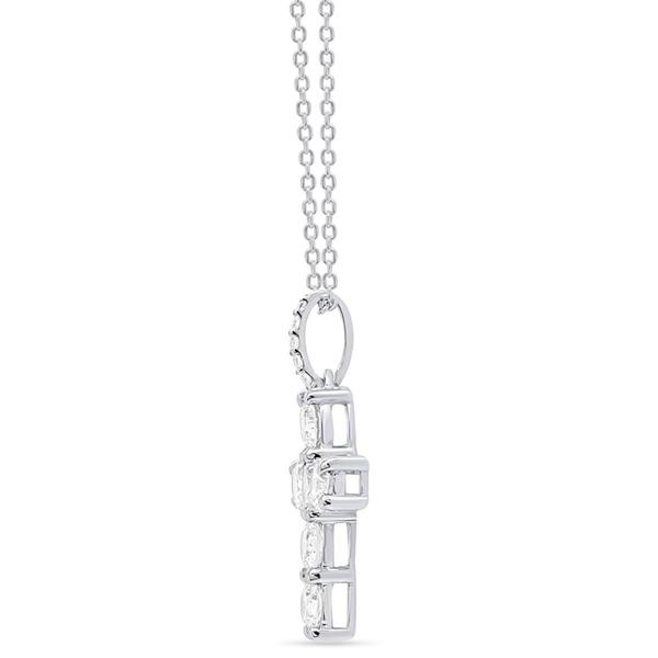 Nova Star® Sterling 1/2ctw. Lab Grown Diamond Cross Pendant