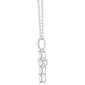 Nova Star® Sterling 1/2ctw. Lab Grown Diamond Cross Pendant - image 3