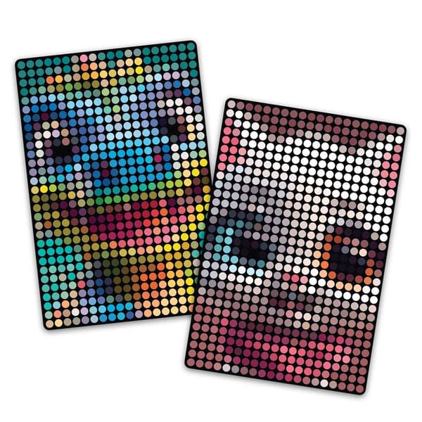 Make It Real™ Stamp 2 Reveal Cool Cat & Smiley Dino