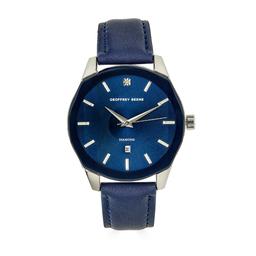 Mens Geoffrey Beene(R) Genuine Diamond Strap Watch-GBA0009SL