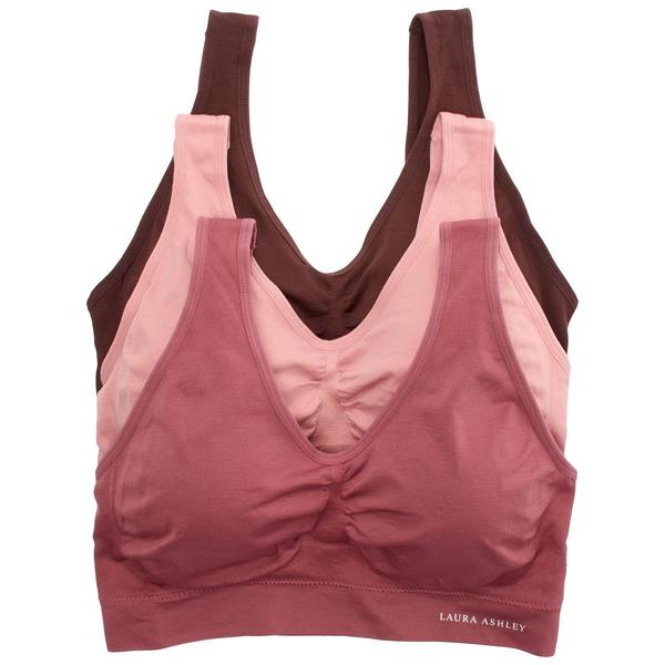 Plus Size Laura Ashley(R) 3pk. Removable Pads Bras - LS2441-3PKJ - image 