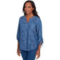 Plus Size Alfred Dunner Free Spirit 3/4 Sleeve Floral Blouse - image 3