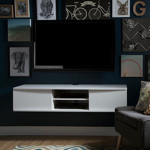 South Shore 56in. Wall Mount Console - White