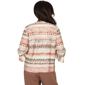 Petite Alfred Dunner Spice Market 3/4 Flounce Sleeve Blouse - image 1
