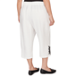 Plus Size Alfred Dunner Crowd Pleaser Embroidery Hem Capris - image 2