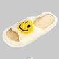 Womens Ella & Joy Smiley Face Open Toe Slide Slippers - image 2