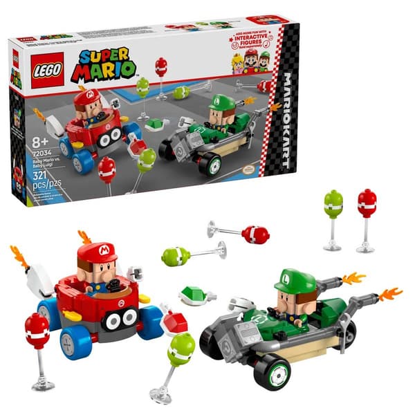 LEGO&#40;R&#41; Super Mario Baby Mario vs. Baby Luigi Building Kit - image 