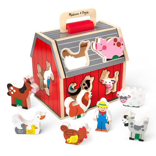 Melissa &amp; Doug(R) Take Along Sorting Barn - image 