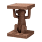 bali & pari Miyoco Handwoven Rattan Monkey End Table - image 1
