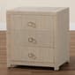 bali & pari Quinn Bohemian Woven Natural Grasscloth Nightstand - image 9