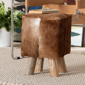 bali & pari Scotlyn Genuine Goat Leather Footstool - image 7