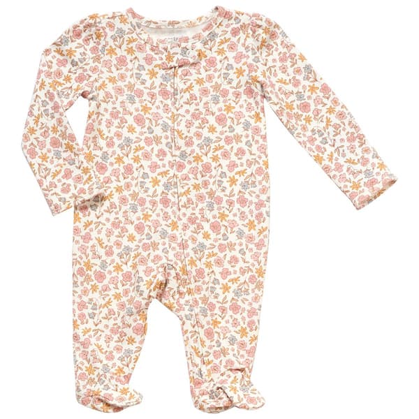 Baby Girl (NB-9M) Carters(R) Floral iLock Zipper Sleep & Play - image 