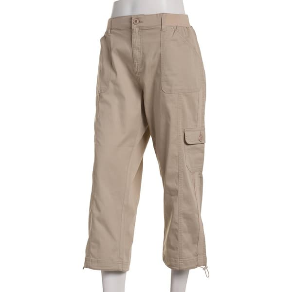 Womens Kiwi Fresh Twill Cargo Capri Pants - image 