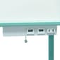 Simple Designs Floor Lamp Organizer Storage Shelf w/2 USB Ports - image 6
