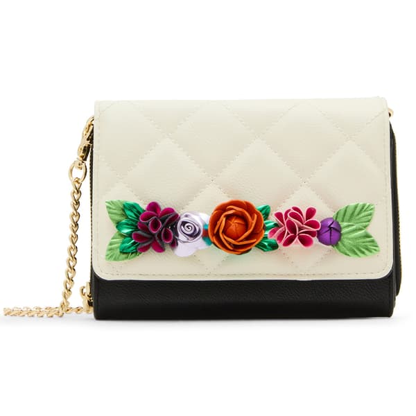 Betsey Johnson Lovley Bunch Wallet on a Chain Crossbody - image 
