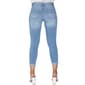 Petite Royalty Basic Two Button Roll Cuff Ankle Jeans - image 2