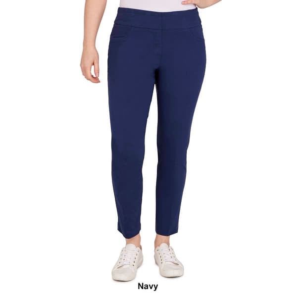 Petite Ruby Rd. Key Items Faux Front Solar Millennium Pants