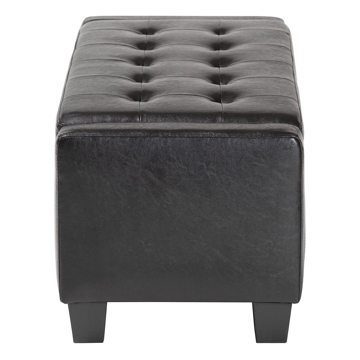 Baxton Studio Manchester Ottoman