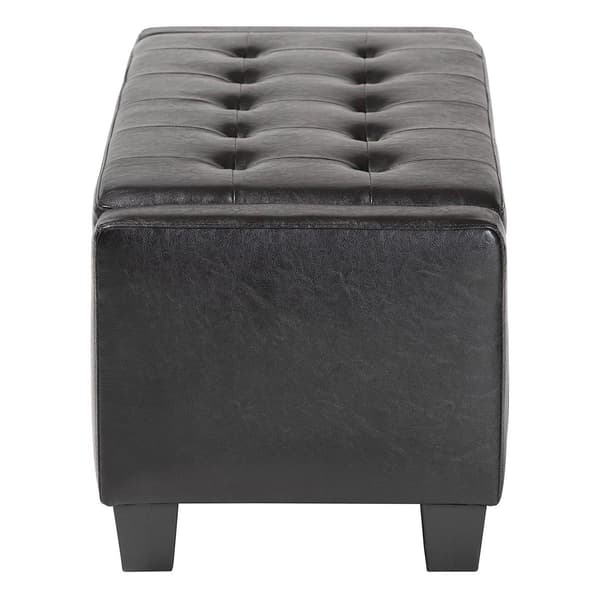 Baxton Studio Manchester Ottoman