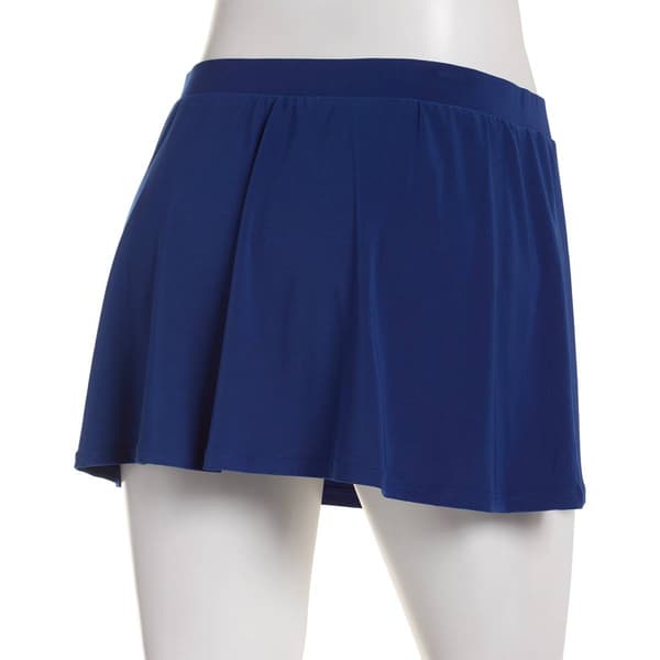 Womens American Beach Solid Shaper Swim Skirt