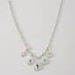 Rosa Rhinestones Clear Rhinestone Frontal Teardrops Necklace - image 1