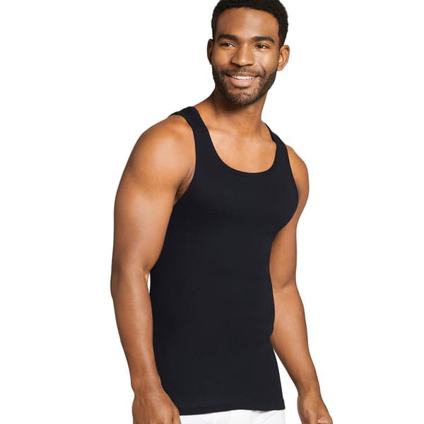 Mens Jockey&#40;R&#41; 4pk. Cotton Athletic Tank Tops - image 