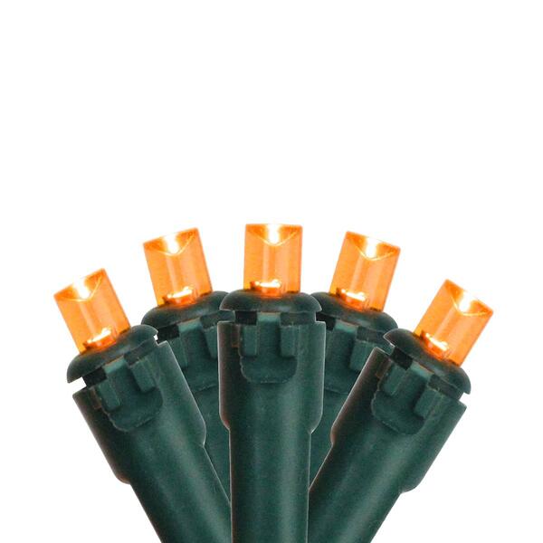 Northlight Seasonal 17.5ft. Orange LED Christmas Lights - image 