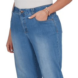 Plus Size Ruby Rd. Key Items Premium Stretch Straight Leg Jeans