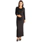 Plus Size 24/7 Comfort Apparel Long Sleeve Maternity Sheath Dress - image 1