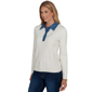Womens Ruby Rd. Game of Luxe Long Sleeve Cable Knit Sweater - image 3
