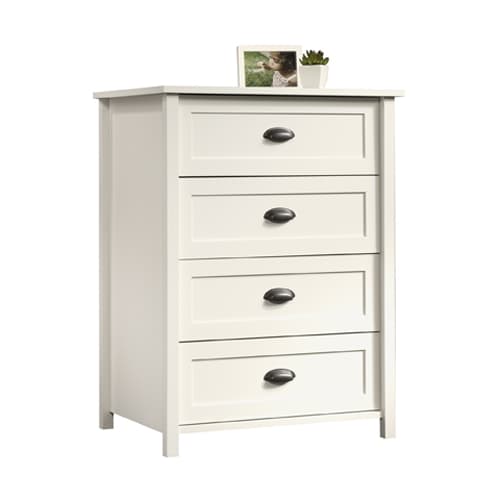 Sauder County Line Four Drawer Chest - Soft White - image 