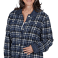 Petite Alfred Dunner Tuscany Denim Trim Plaid Eyelash Jacket - image 5