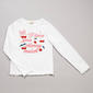 Girls (7-12) Dream Girl Ribbed I Love You Cherry Much Tee - image 1