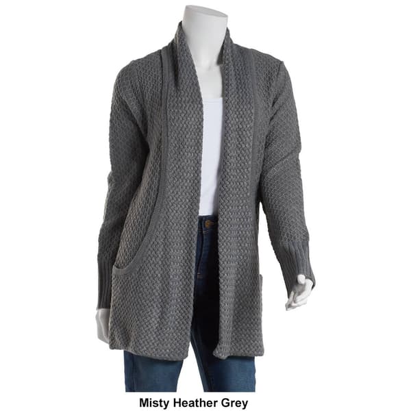 Womens 89th & Madison Long Sleeve Cardigan with Pockets - Boscov's