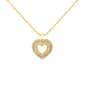 Haus of Brilliance 14kt. Gold 1.0ctw. Diamond Mini Heart Pendant - image 1