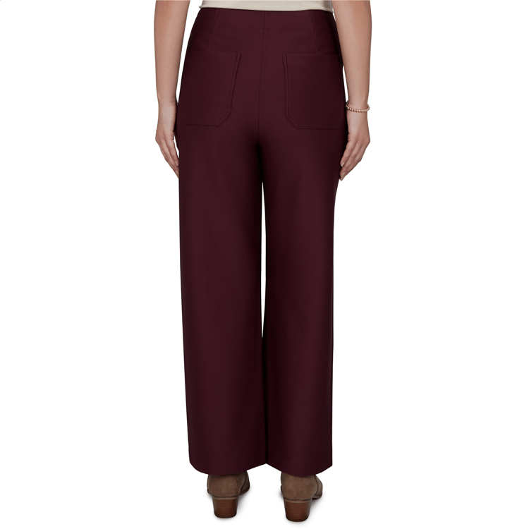 Womens Ruby Rd. English Countryside Solid Pique Knit Pants