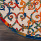 Nourison Aloha Scroll Contemporary Round Rug - image 3