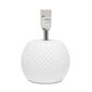 Simple Designs Studded Texture Ceramic Table Lamp w/Shade - image 2