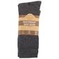 Mens Mountain Ridge(R) 3pk. Seven Apparel Boot Socks - Black/Grey - image 1