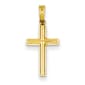 Unisex Gold Classics(tm) 14kt. Gold Hollow Cross Pendant - image 1