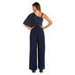 Womens R&M Richards Metallic Slinky Capelet Jumpsuit - image 2