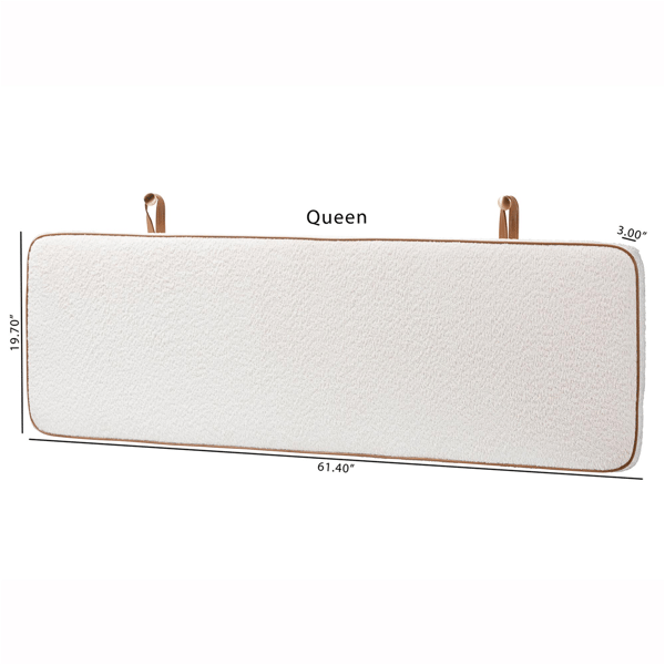 Baxton Studio Belden Wall-Mounted Queen Headboard