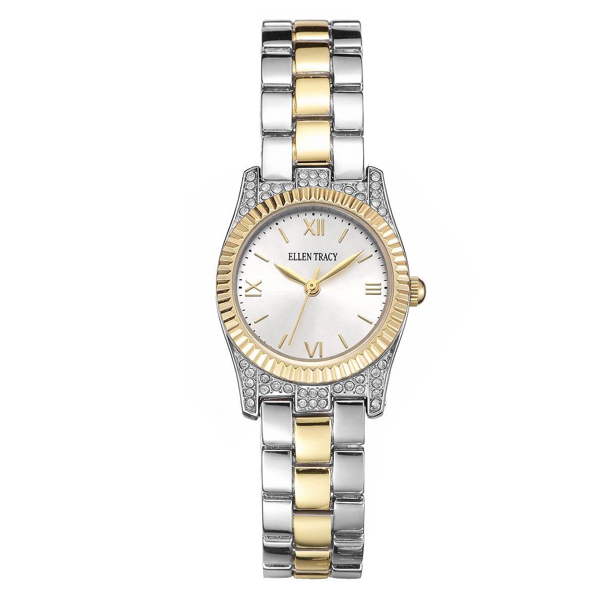 Womens Ellen Tracy Two-Tone Bracelet Watch - ET5475TTG