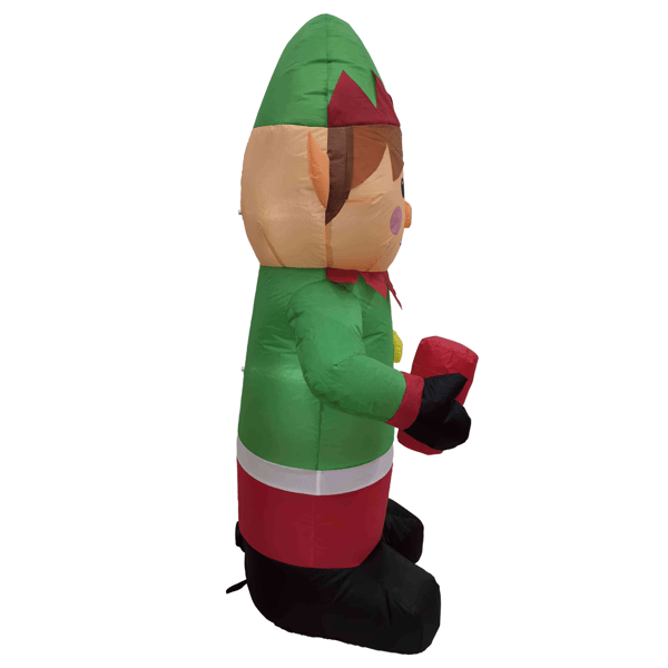 Northlight 4.25ft. Lighted Inflatable Elf Outdoor Christmas Decor