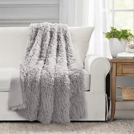 Lush Decor(R)  Emma Faux Fur Throw Blanket