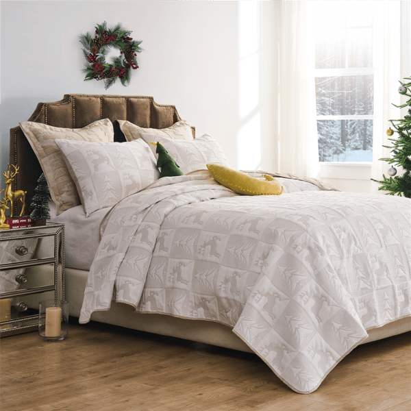 Greenland Home Fashions™ Novelty Holiday Matelassé Coverlet Set