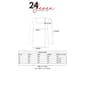 Womens 24/7 Comfort Apparel Modern Print Extra Long Tunic Top - image 6